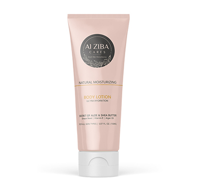 alziba cares natural moisturizing body lotion ultra hydration-150ml