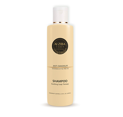 alziba cares anti dandruff shampoo with tea tree oil & salicylic acid (soothing scalp therapy) 200ml