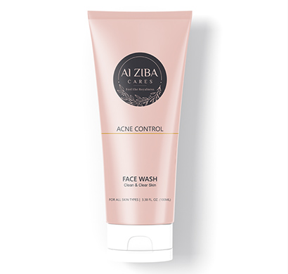 alziba cares acne control facewash with salicylic acid & vitamin e for acne - 100ml