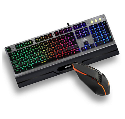 ant esports km540 gaming backlit keyboard and mouse combo(black)