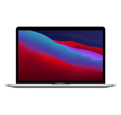 apple macbook pro (mydc2hn/a) thin and light laptop (apple m1 chip processor/ 8gb ram/ 512gb ssd/ mac os big sur/ apple m1 gpu/ 13.3 inch display/1 year warranty), silver