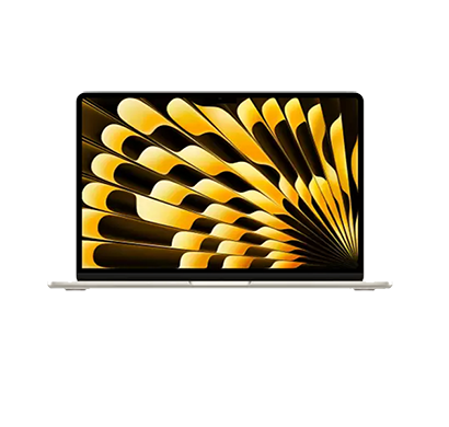 apple (mw0y3hn/a) macbook air (apple m4 chip/ 16gb storage/ 256gb ssd/ macos sequoia/ 13.6 inch), starlight
