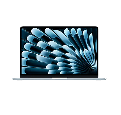 apple (mc6t4hn/a) macbook air (apple m4 chip/ 16gb storage/ 256gb ssd/ macos sequoia/ 13.6 inch), sky blue