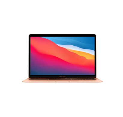 apple macbook air (mgnd3hn/a) laptop (apple m1 chip processor/ 8gb ram/ 256gb ssd/ mac os/ apple m1 gpu/ 13.3 inch display), rose gold