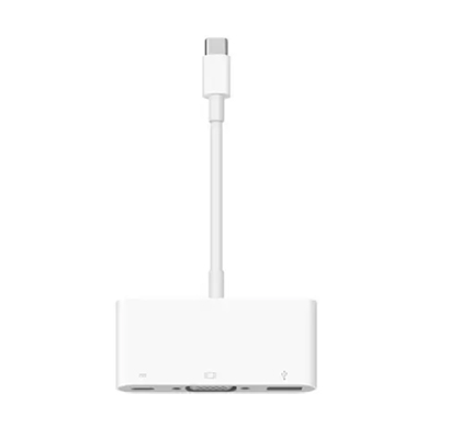 apple (mj1l2zm/a) usb-c vga multiport adapter ( white)