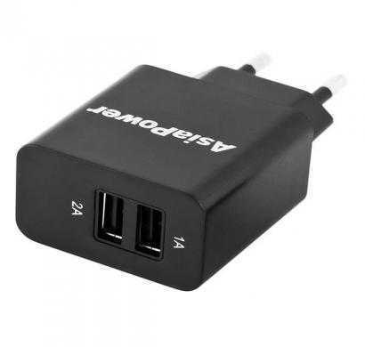 asiapower dual usb wall chargers (2.1amp)