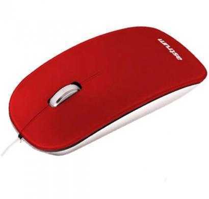 astrum aero smart rd wired optical mouse(usb, red)