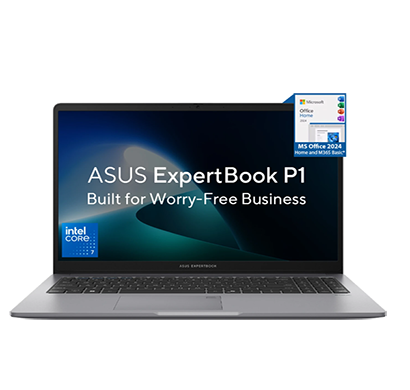 asus (p1503cva-s72083ws) expertbook p1 (intel core 7-240h/ 16gb/ 512gb ssd/ windows 11 home/ 15.6 inches), 1 year warranty