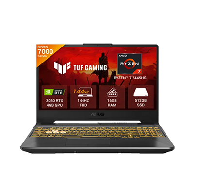 asus tuf gaming a15 (fa506ncg-hn199w) laptop ( amd r7-7445hs/ 16gb ram/ 512gb ssd/ 4gb rtx3050 graphics/ windows 11 home/ 15.6