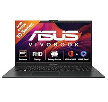 asus vivobook go 15 ( e1504fa-bq2116ws) thin & light laptop ( amd ryzen 5 40 / 16gb ram/ 512gb ssd/ 15.6 inch fhd anti-glare non-touch/ windows 11 home/ office home 24(in) + m365 basic), mixed black