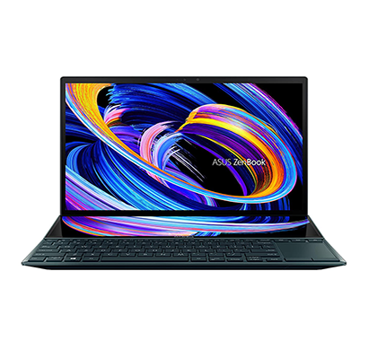 asus zenbook duo 14 (ux482eg-ka521ts) 14-inch fhd dual-screen touch laptop ( intel core i5-1135g7/ 11th gen/ 16gb ram/ 512gb ssd/ 2gb geforce mx450 gpu/ windows 10/ 1.62 kg/ 1 year warranty), celestial blue