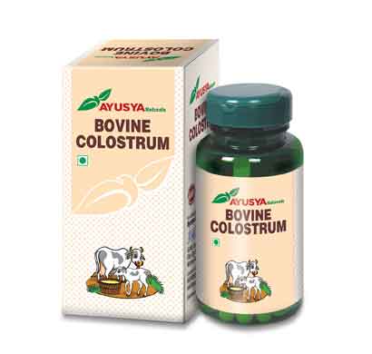 ayusya naturals bovine colostrum (30 capsules) rich in essential nutrients and boosts immunity