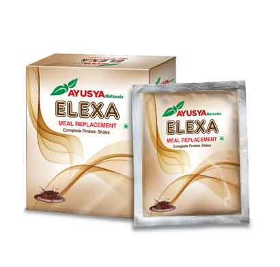ayusya naturals elexa meal replacement (7 sachets)