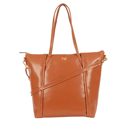 baggit (805_owc) pvc women casual bag ( amber brown)