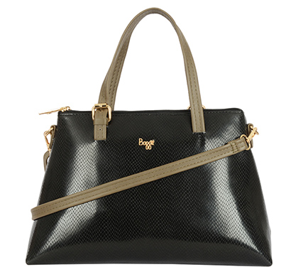 baggit (793_owc) pvc women casual bag ( black)