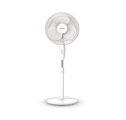 bajaj frore neo 400mm all white pedestal fan (252071)