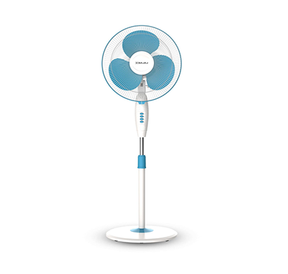 bajaj frore neo 400mm fiji blue pedestal fan (251339)