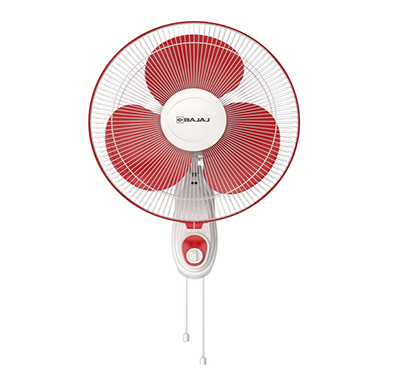 bajaj frore neo 400mm scarlet red wall fan (252078)