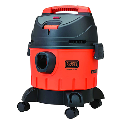 black+decker ( wdbd10) 1200w 10l wet & dry vacuum cleaner & blower with hepa filter ( red)