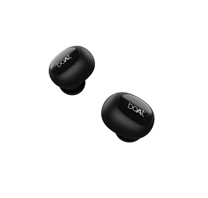 boat airdopes 121v2 true wireless earbuds with upto 14 hours playback (active black)