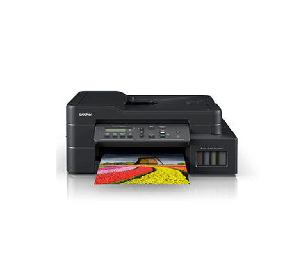 brother dcp-t820dw wi-fi & auto duplex color ink tank multifunction (print, scan & copy) all in one printer