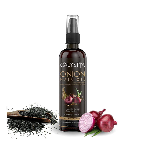 Wholesale CALYSTTA Onion Hair Oil 200ml for Hair fall control and