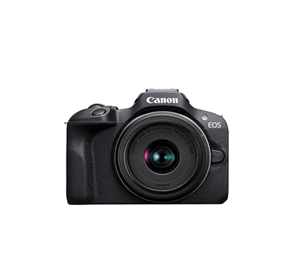 canon eos r100 24.1 mp mirrorless camera (black)