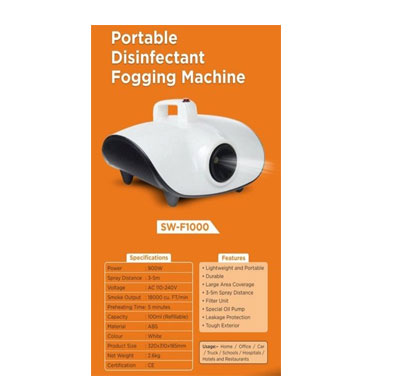 car shape portable fogging machine sw-f 1000