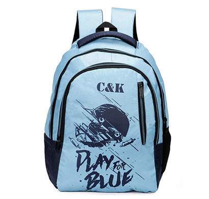 chris & kate ( ckb_331ll) polyester 32 ltr spacious comfort ( navy blue and teal blue)