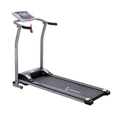 cockatoo ctm-08 1.5 hp peak dc motorized treadmill for home, max user weight 90 kg, max speed 10km/hr (diy, do it yourself installation)