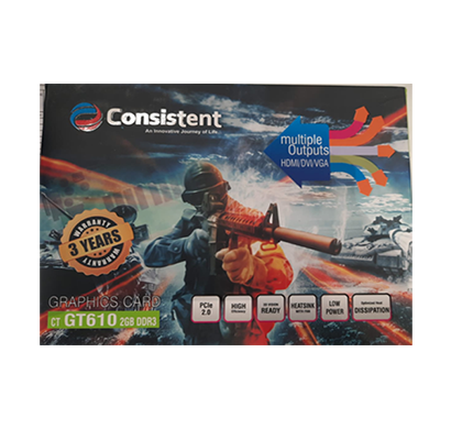 consistent (ctgt6102gd3) 2gb ddr3 graphics card