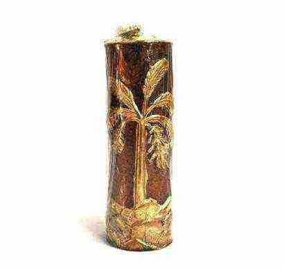 copper pillar candle