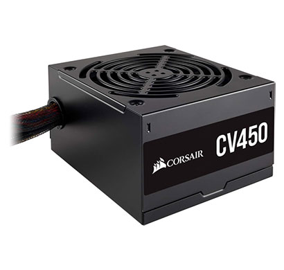 corsair cv450, cv series 450 watt non-modular power supply - black