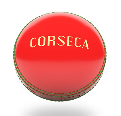 corseca (dmsc33) orb cricket ball portable wireless bluetooth sports speaker (white and red )