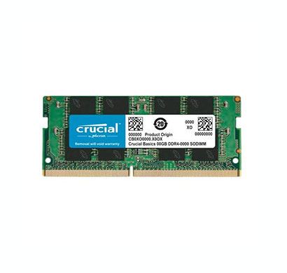 crucial (cb8gs2666) 8gb ddr4 2666mhz sodimm laptop memory