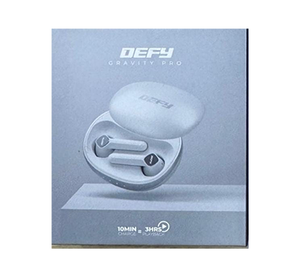 defy gravity pro true wireless earbuds (white)