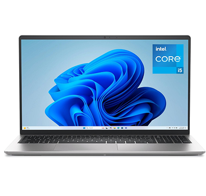 dell 15 ( dc15250) laptop ( intel core i5- 1334u/ 16 gb ram/ 512 gb ssd/ windows 11 with ms office 2024/ 15.6 inch fhd/ 1 year warranty), silver