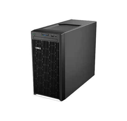 dell poweredge t150 tower server (intel xeon e-2314/ 16gb ram/ 2tb hdd/ no os/ 3 years pro support warranty) black