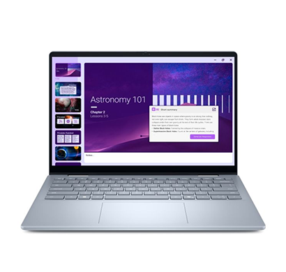 dell 14 plus (db04250) 2-in-1 laptop (intel core ultra 5 226v/ 16gb ram/ 512gb ssd/ windows 11 home + ms office/ 14 inch/ backlit kbd/ fingerprint reader), ice blue