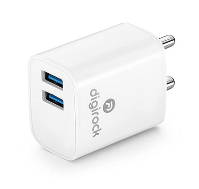 digirock pc-12w 2.4a smart mobile charger (white)