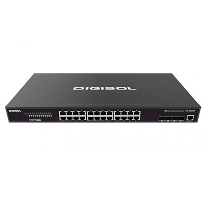 digisol dg-gs4228p 24 port 10/100/1000mbps l2 poe switch with 4 gigabyte