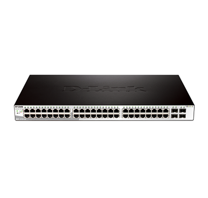 d-link dgs-1210-52 52 port gigabit smart switch including 4 sfp ports
