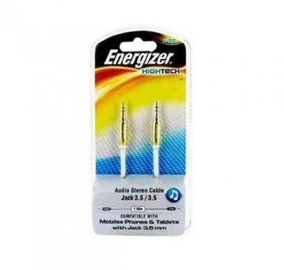 energizer audio stereo cable, metal serie for mobiles 1,5 m gold