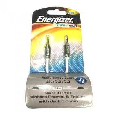 energizer audio stereo cable, metal serie for mobiles green
