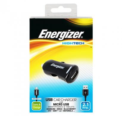 energizer hightech car charger 1 usb for micro-usb devices black