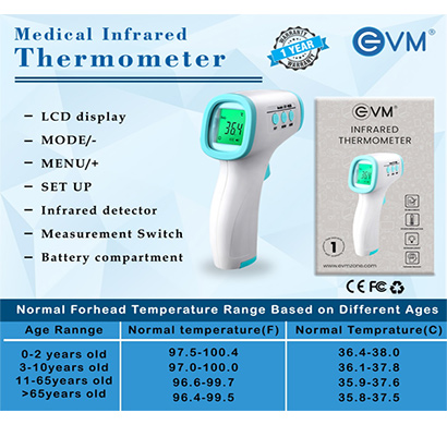 evm (c01) infrared thermometer