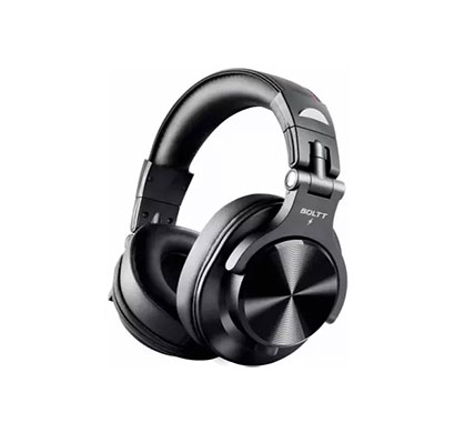 fire-boltt bh1400 bluetooth headset (black, on the ear)
