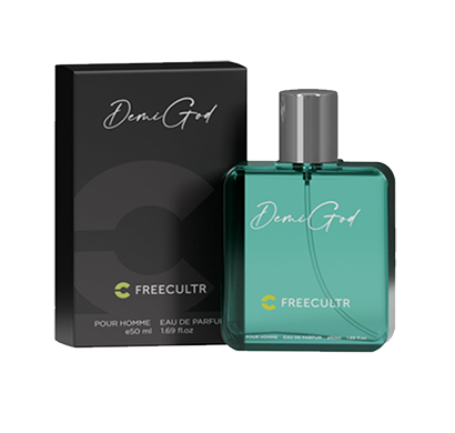 freecultr edp demigod perfume for men, eau de parfum, long-lasting- 50 ml