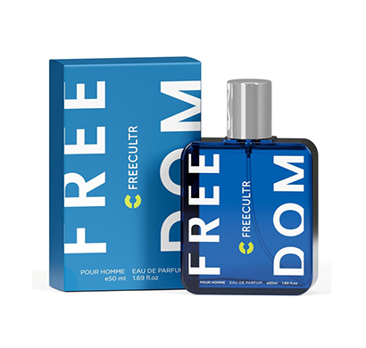 freecultr edp freedom and demigod perfume for men, eau de parfum, long-lasting, 24-hour freshness,confidence booster + mood lifter - 50 ml