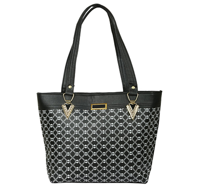 gd fashion pu leather women handbag ( black)